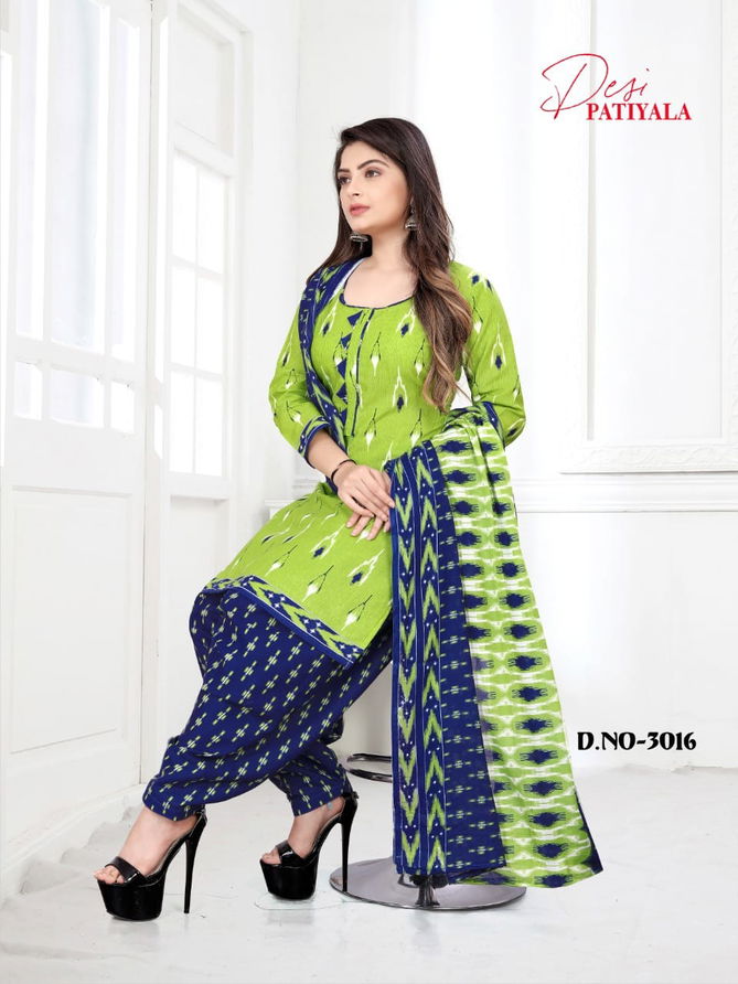 Ganesha Desi Patiyala 3 Cotton Casual Daily Wear Dress Material  Collection